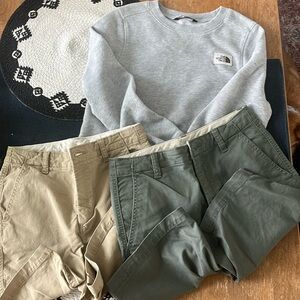Kids bundle! 2 shorts 1 sweater